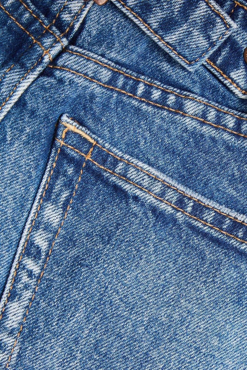 ALICE + OLIVIA JEANS تنورة "جوس" قصيرة من الدنيم