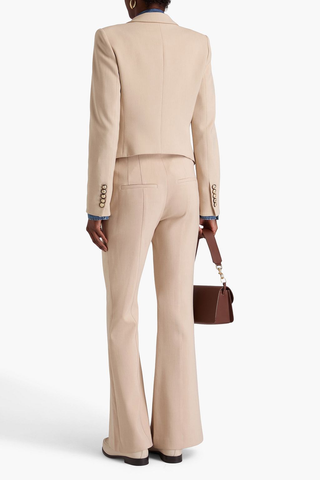 VERONICA BEARD Diego Dickey embellished crepe blazer