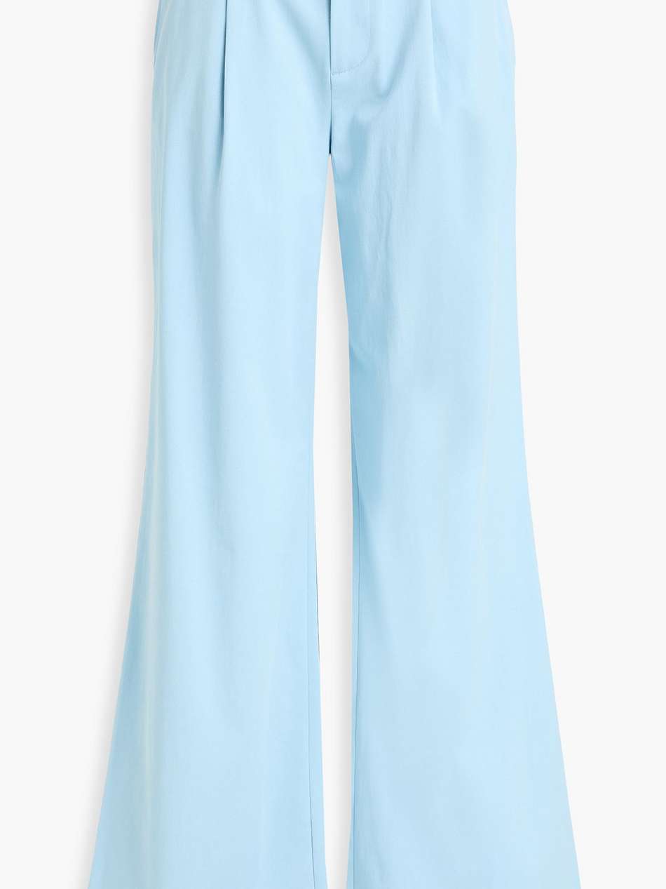 tomasa twill wide-leg pants