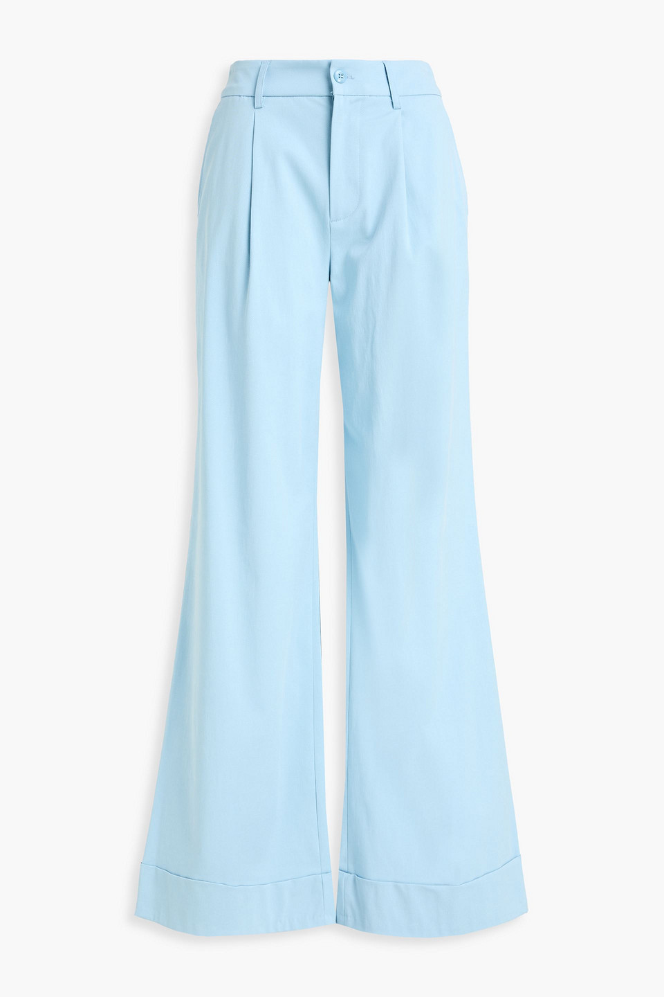 Tomasa twill wide-leg pants