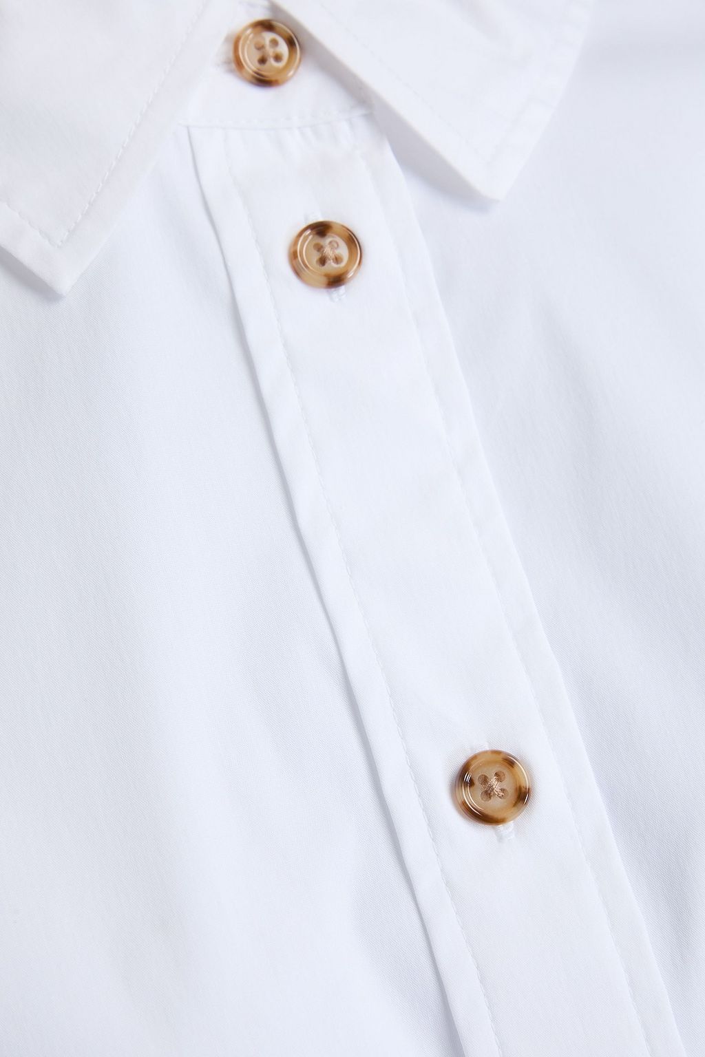 VERONICA BEARD Libby cotton-blend poplin shirt