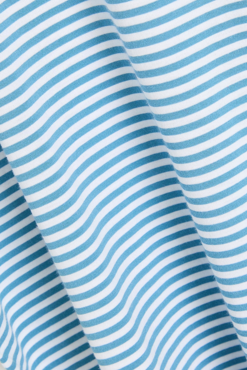 Frame Striped Cotton-jersey T-shirt In Slate Blue