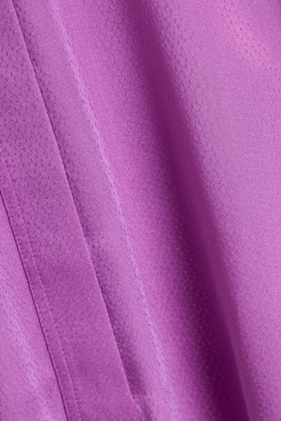 Frame Denim Slim Fit Silk Shirt In Violett