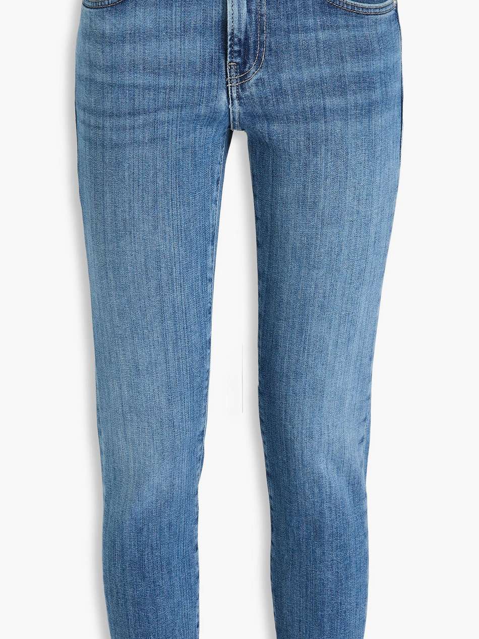 cropped faded boyfriend jeans