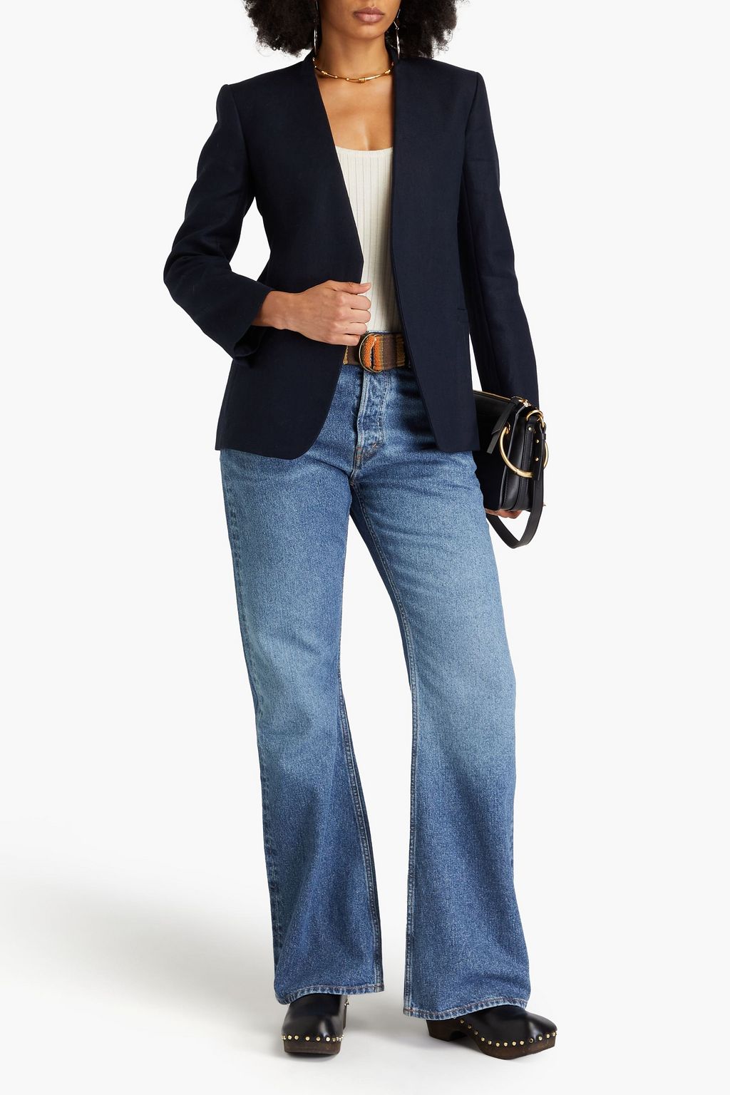 CHLOÉ Blazer aus Leinen-Twill