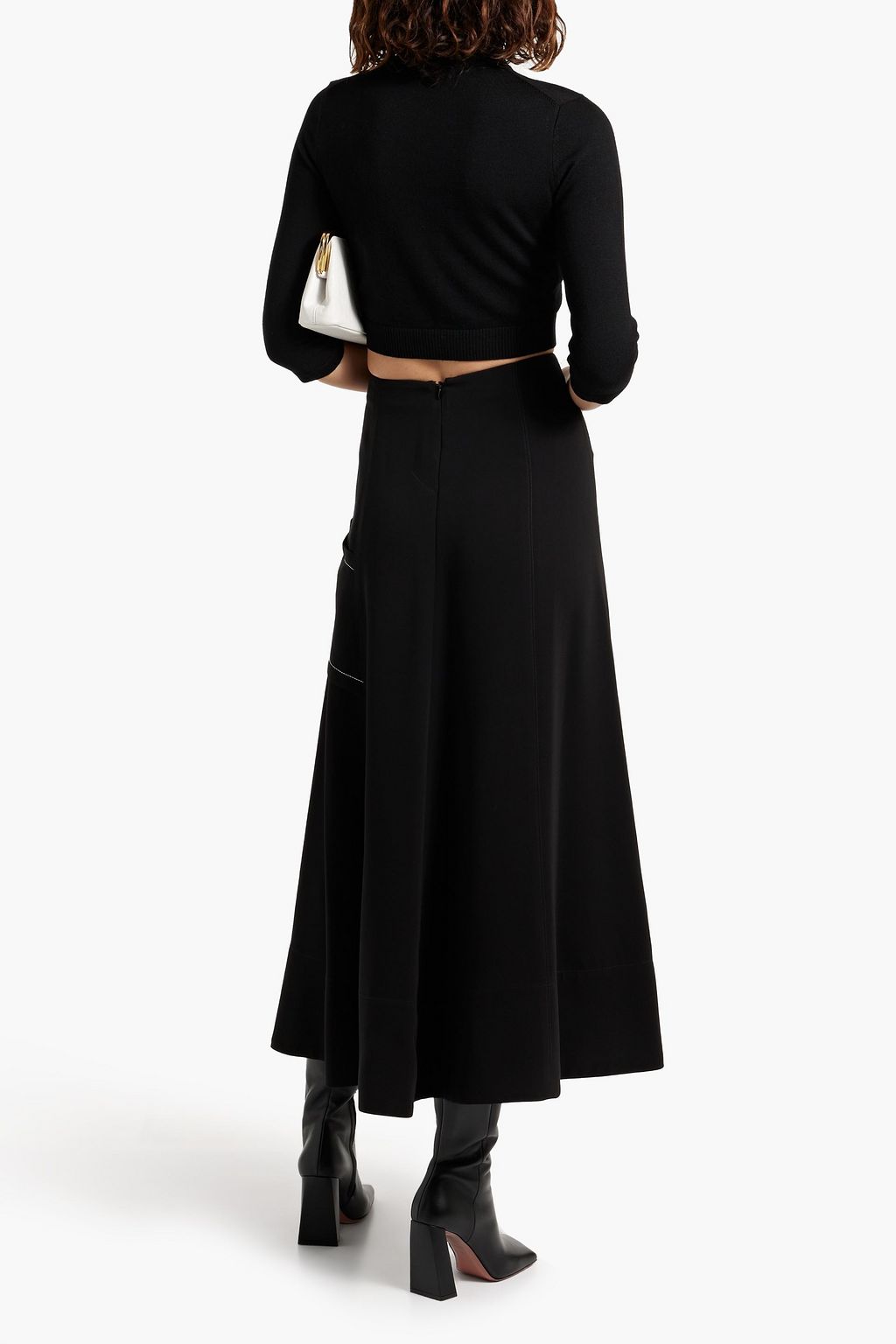 ZIMMERMANN Cropped wool turtleneck sweater