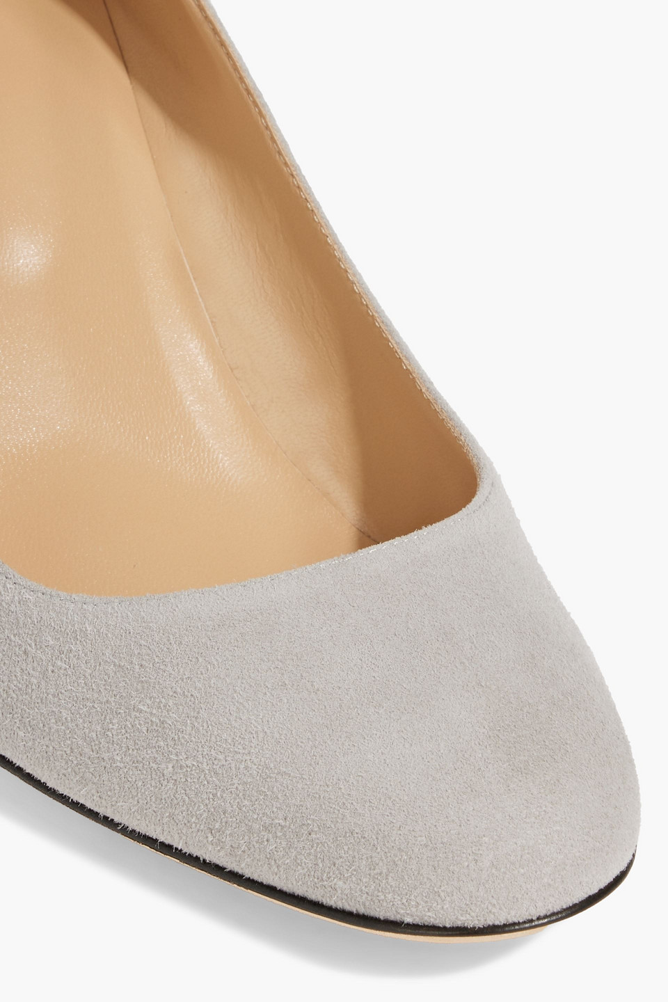 SERGIO ROSSI MADAME 75 SUEDE PUMPS