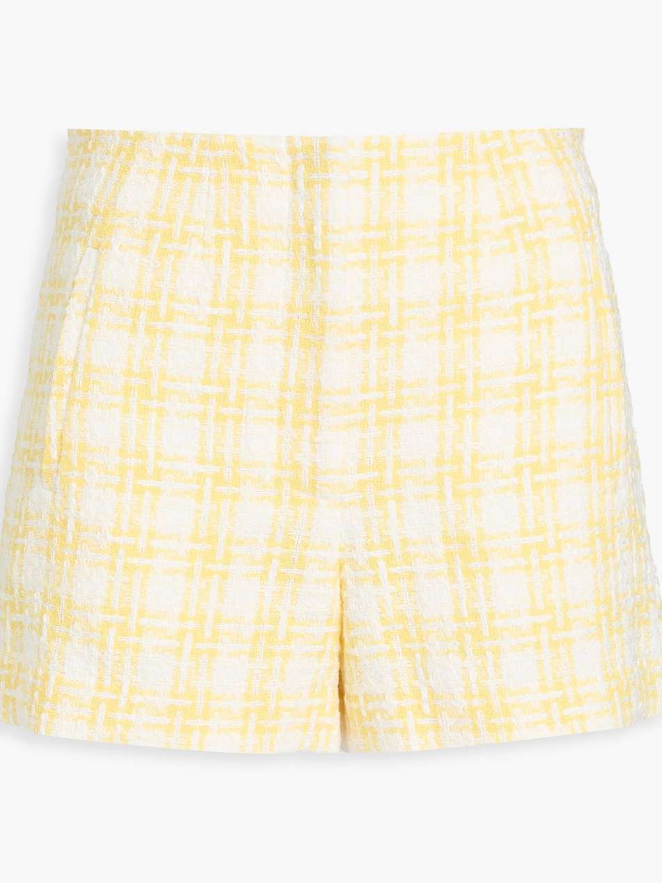 jazmin cotton-blend tweed shorts