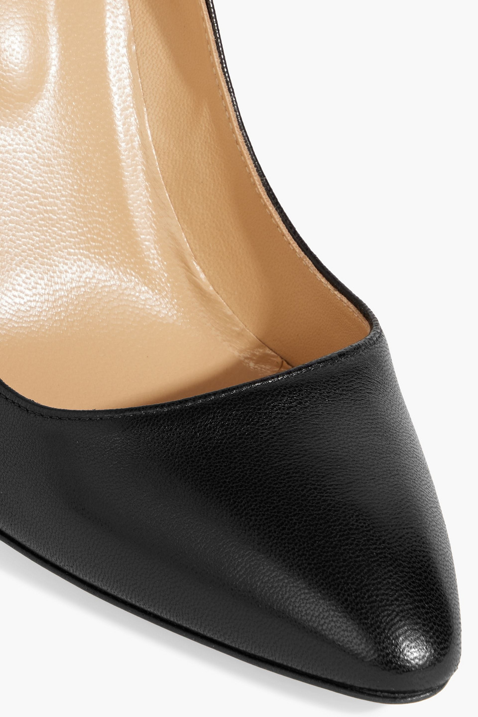 Sergio Rossi Chic 105 Leather Pumps In Black