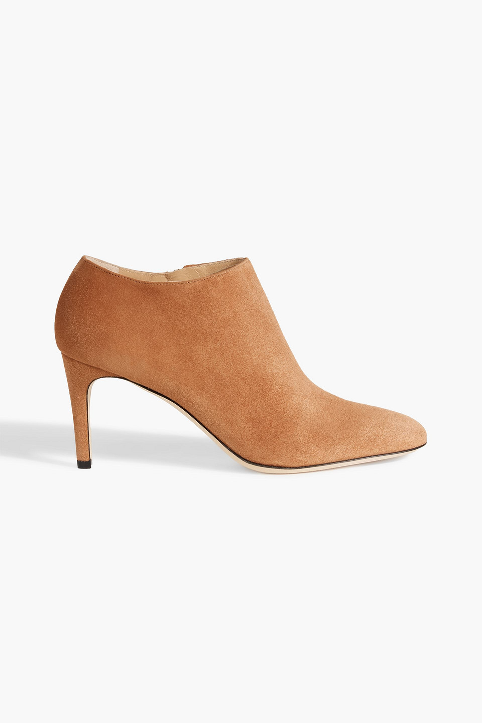 Sergio Rossi Madame 75 Suede Ankle Boots In Light Brown
