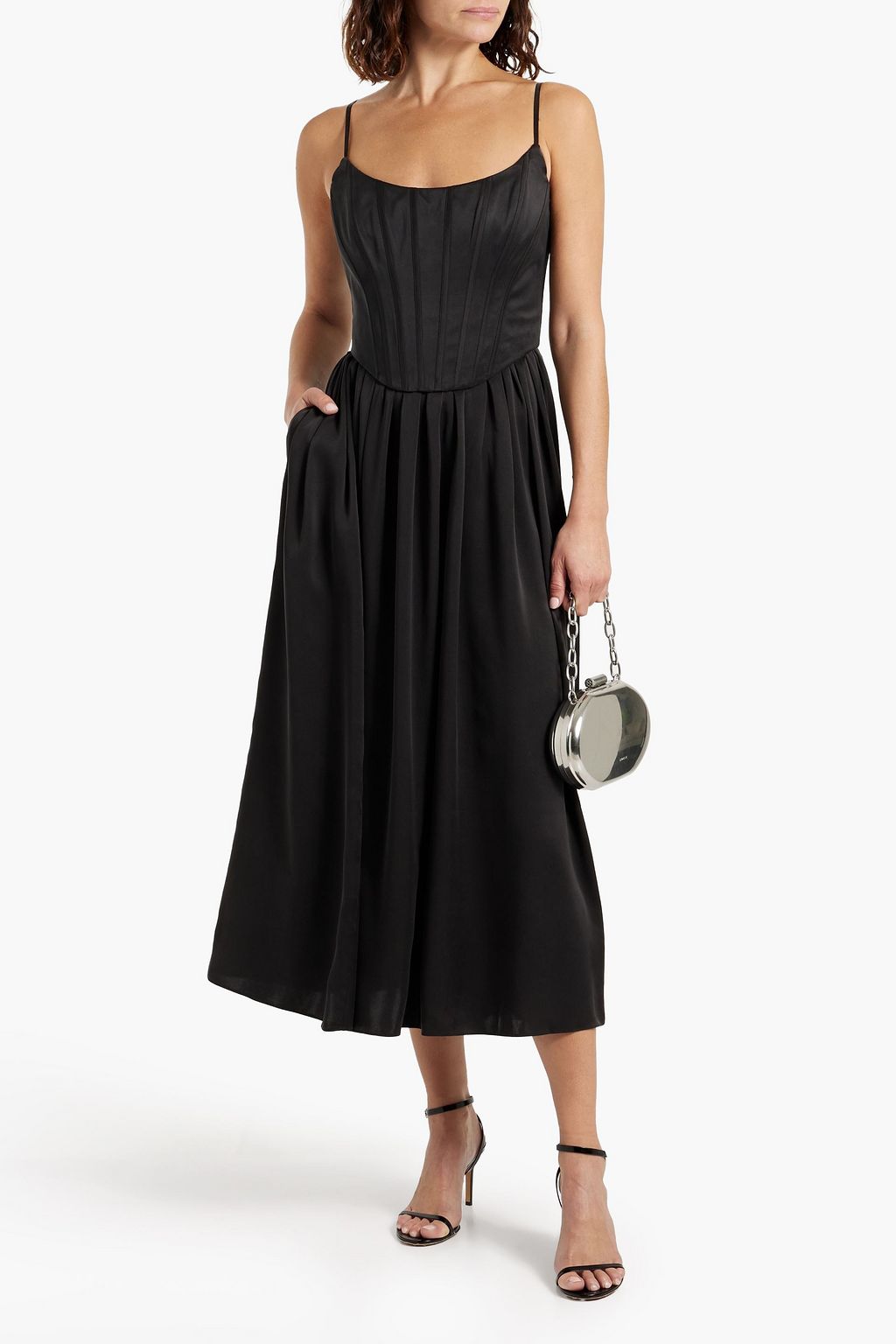 ZIMMERMANN Washed-silk midi dress