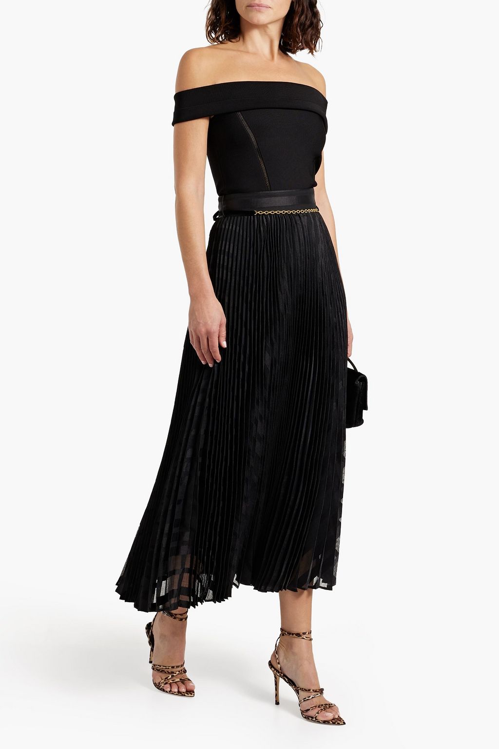 ZIMMERMANN ストレッチニット オフショルダートップス