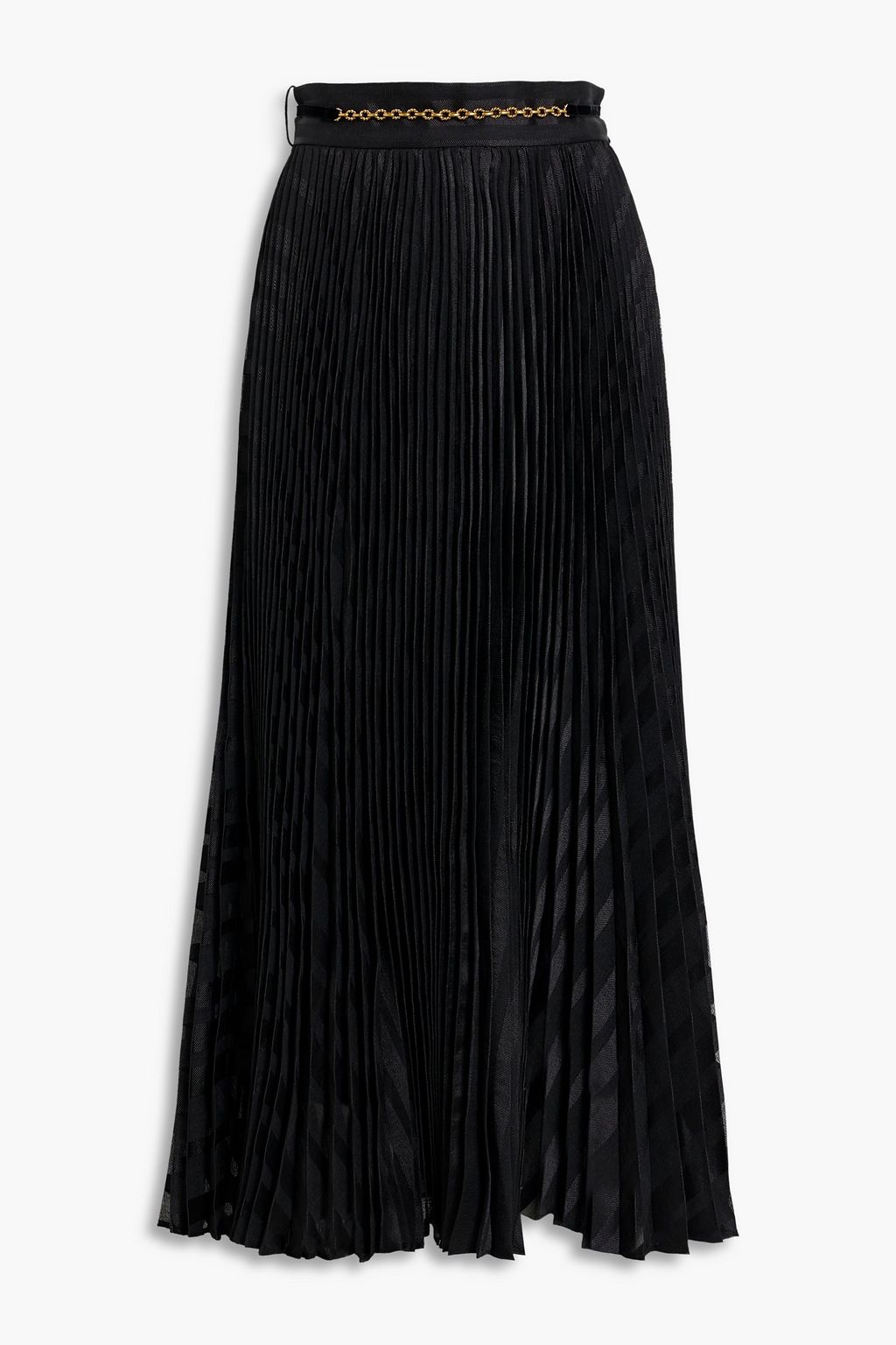 Zimmermann hemke black pleated skirt