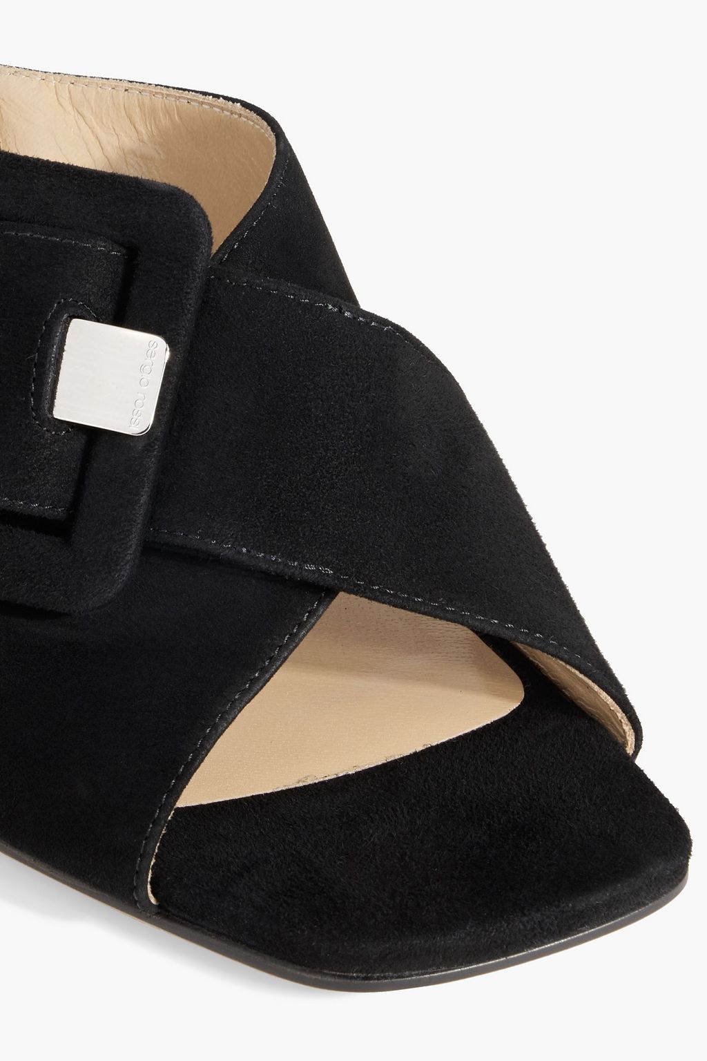 SERGIO ROSSI sr Mia 80 suede mules