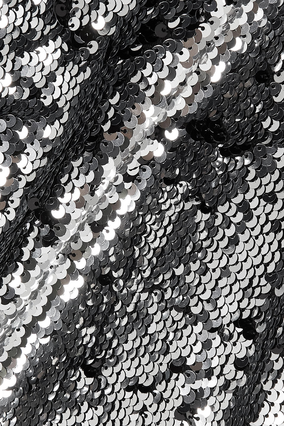 ISABEL MARANT RUCHED SEQUINED COTTON-JERSEY MINI DRESS 