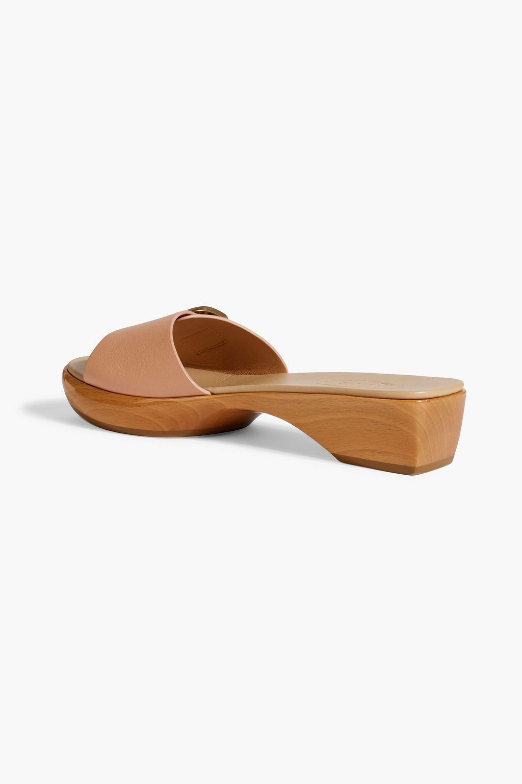 TOD'S Buckled leather slides