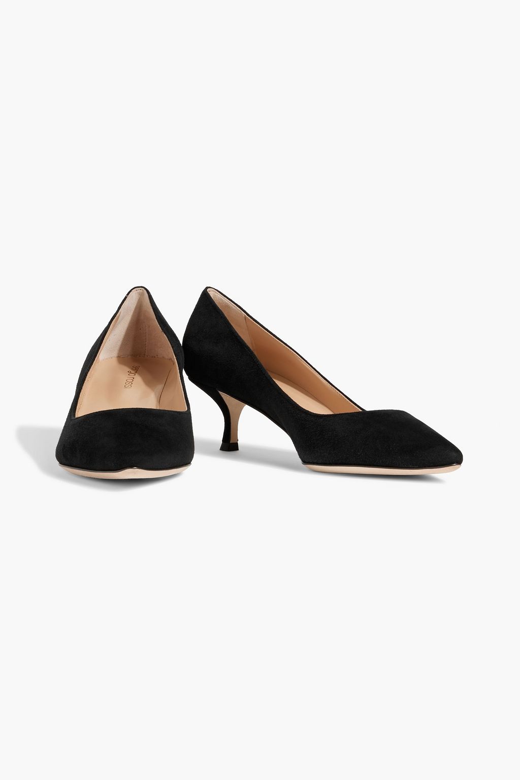SERGIO ROSSI Secret 50 suede pumps