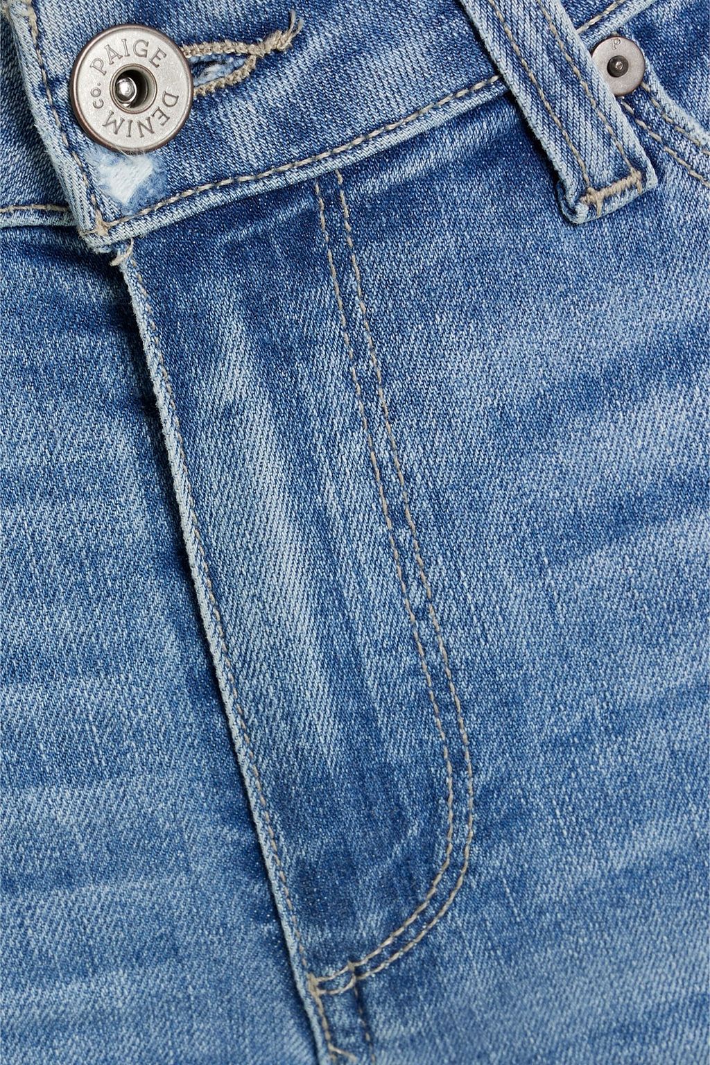 PAIGE Hoxton cropped high-rise skinny jeans