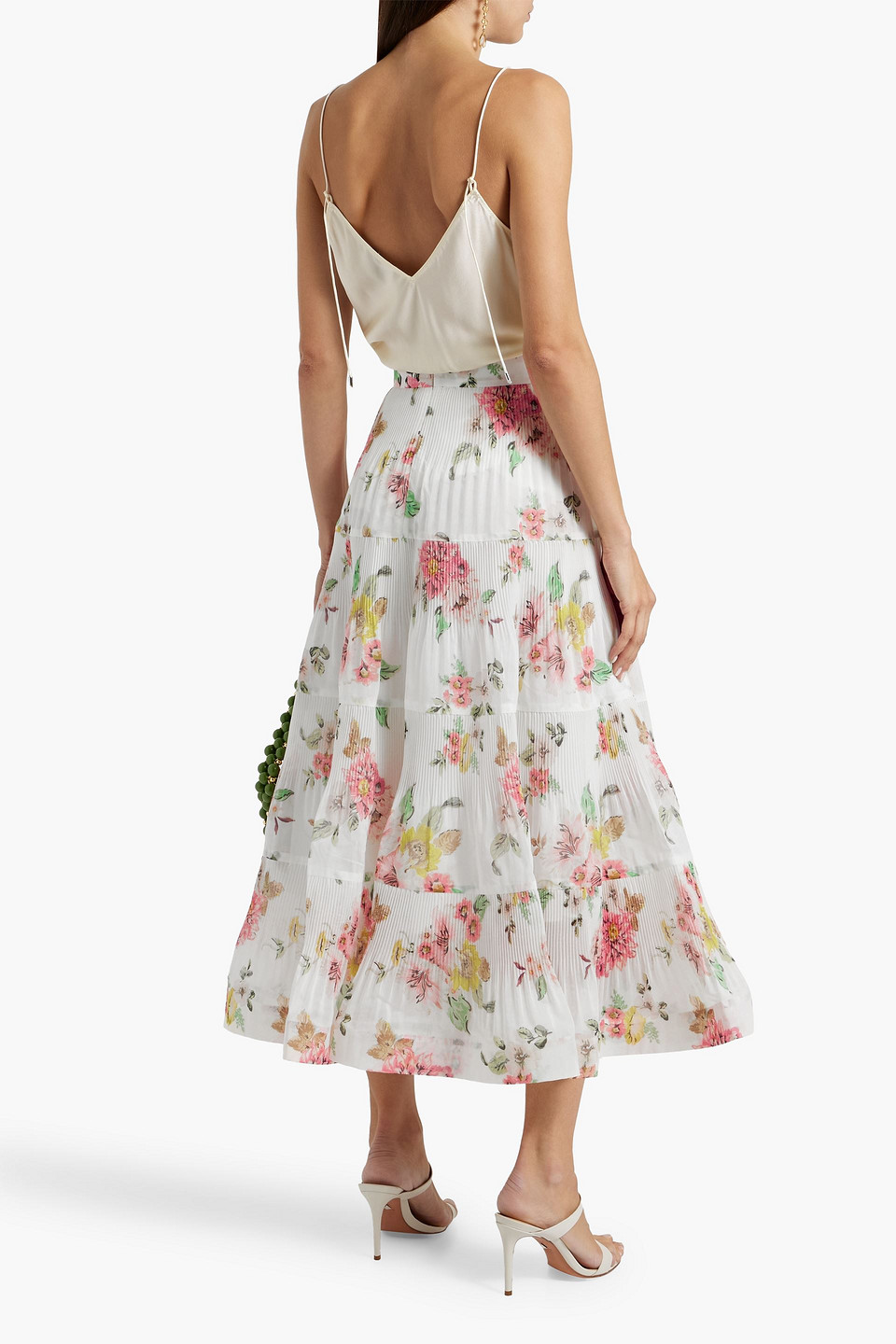PAIGE CICELY SILK-SATIN CAMISOLE