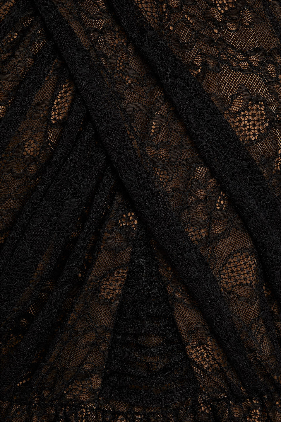 Veronica Beard Kailani Corded Lace Top In Black