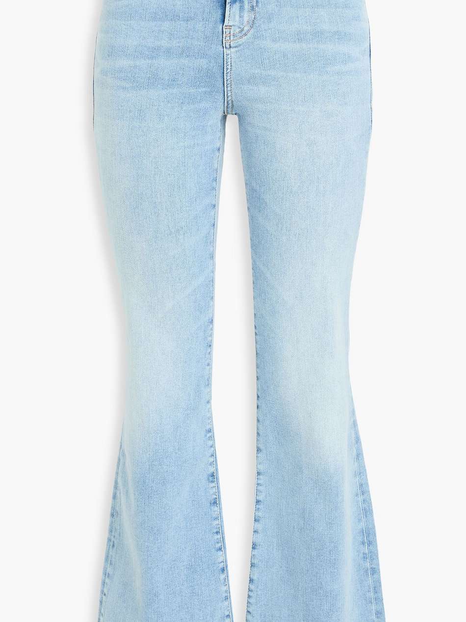 le easy flare high-rise flared jeans