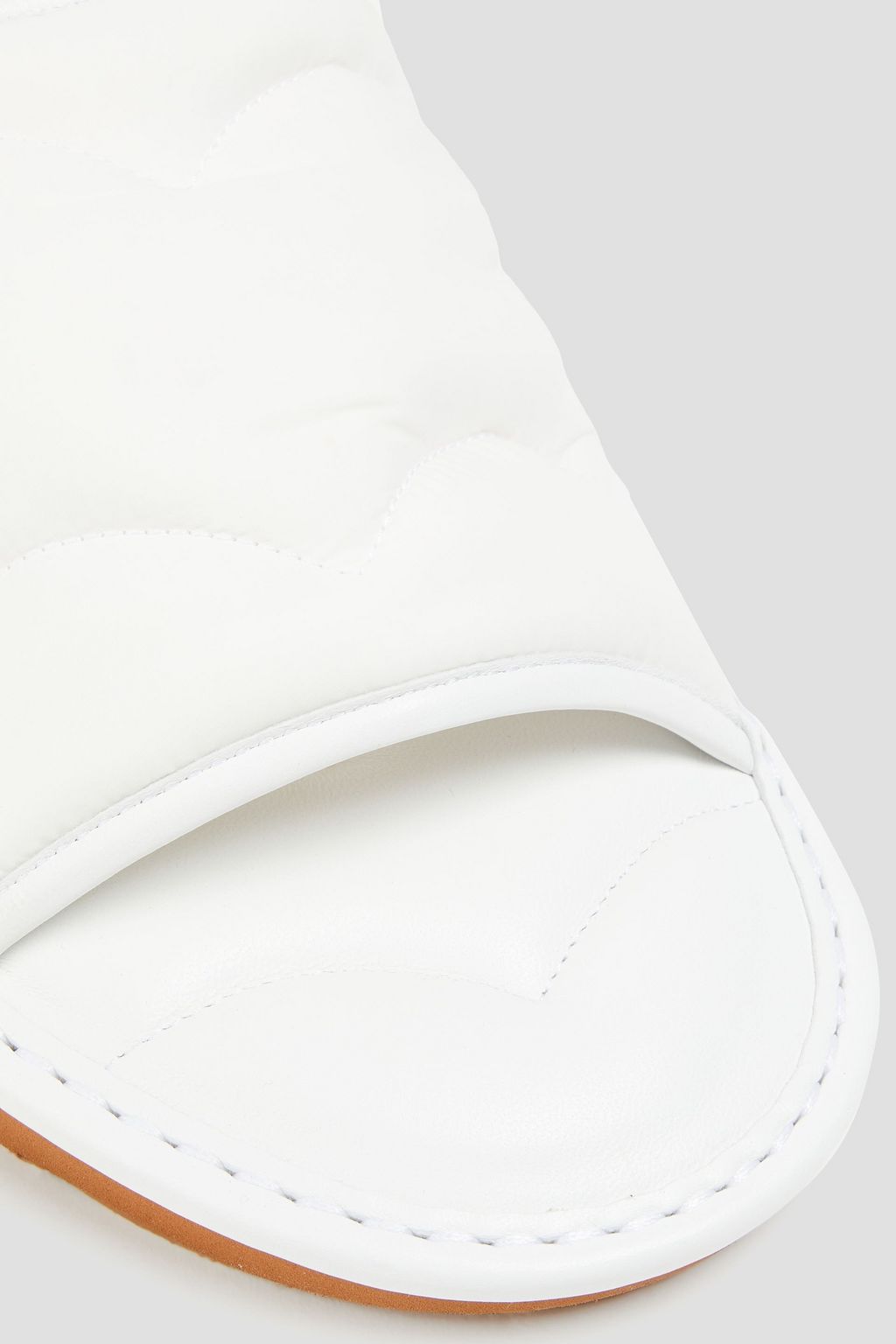 CHLOÉ Quilted shell slides