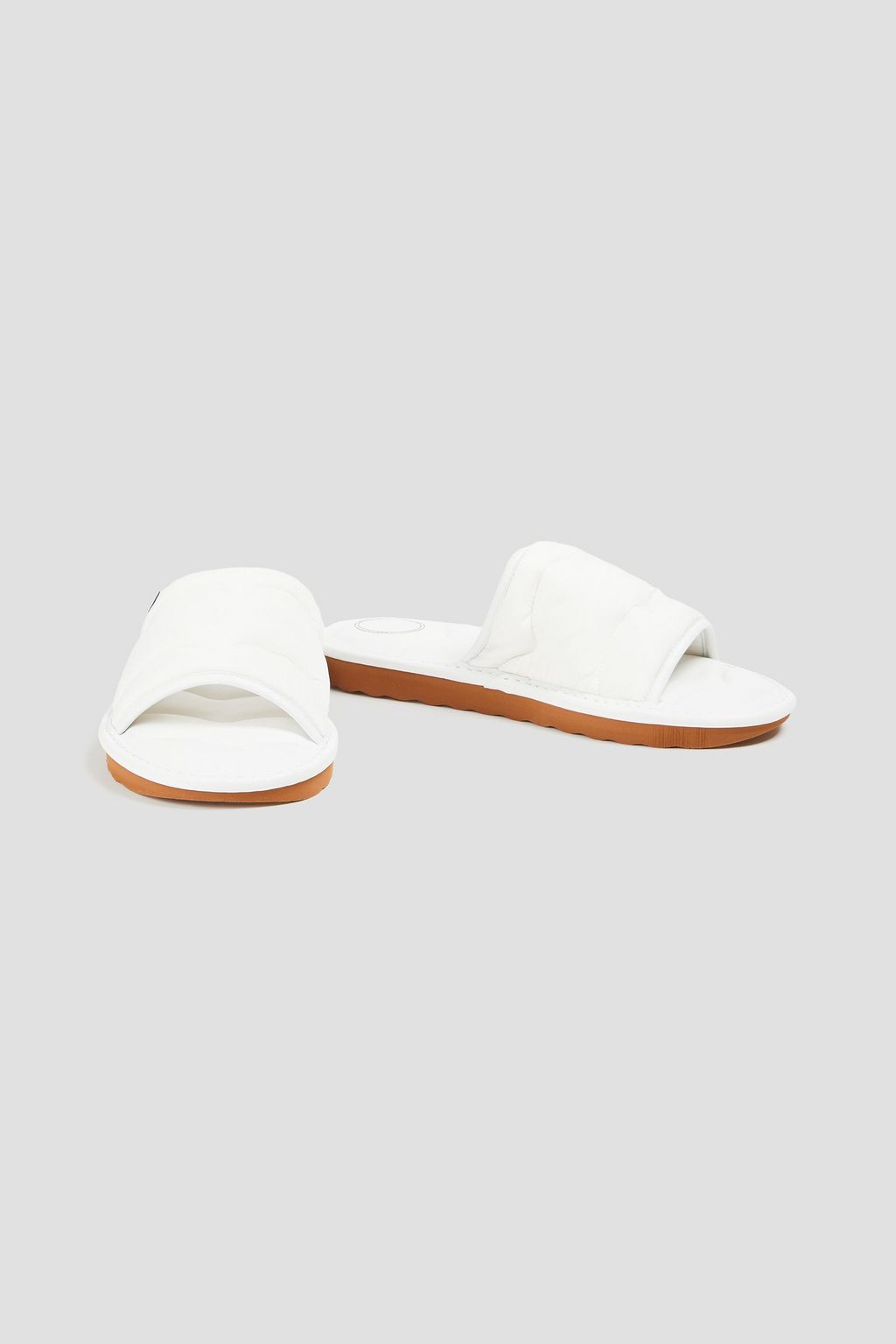 CHLOÉ Quilted shell slides
