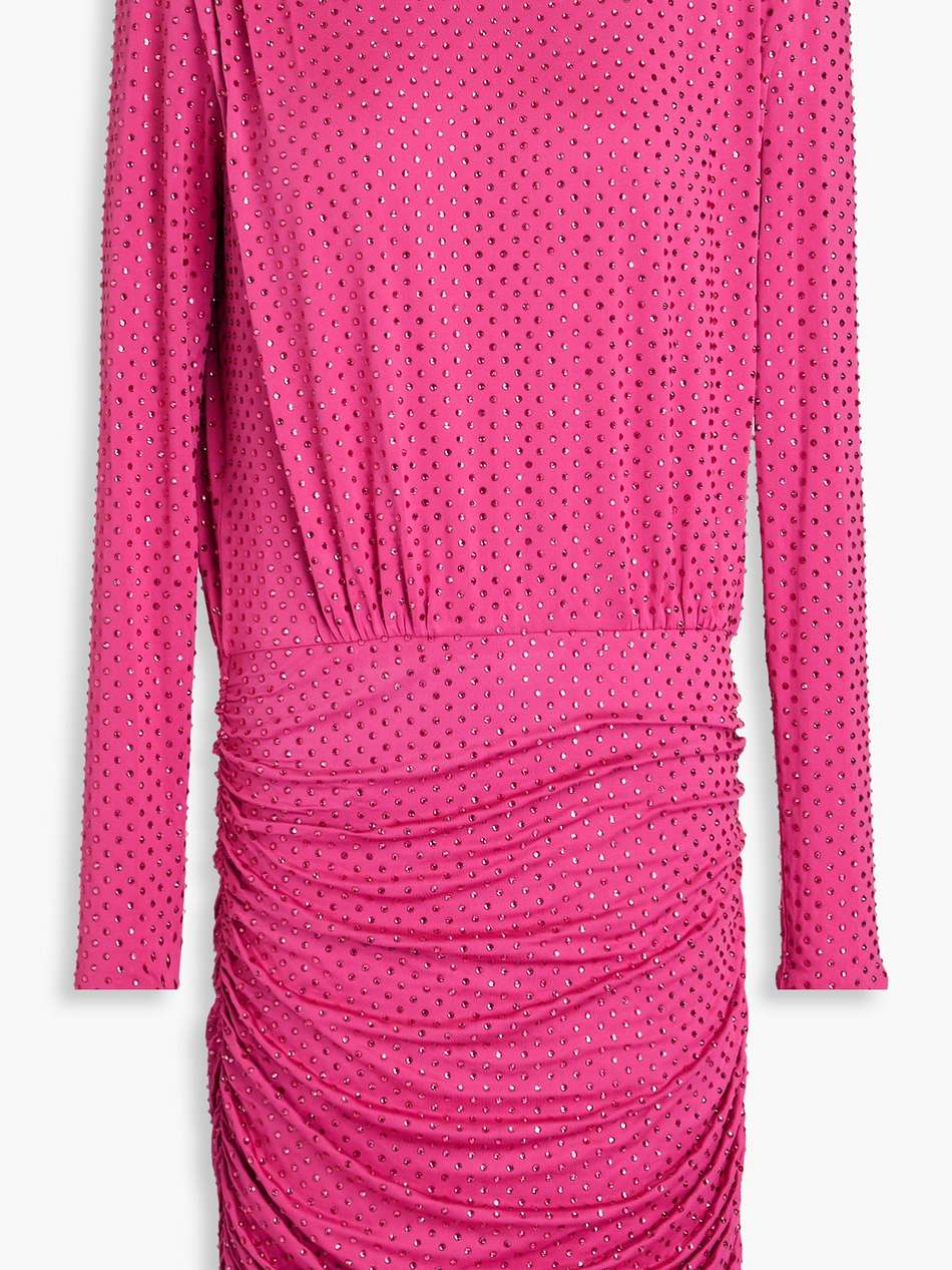 jessel crystal-embellished stretch-jersey mini dress