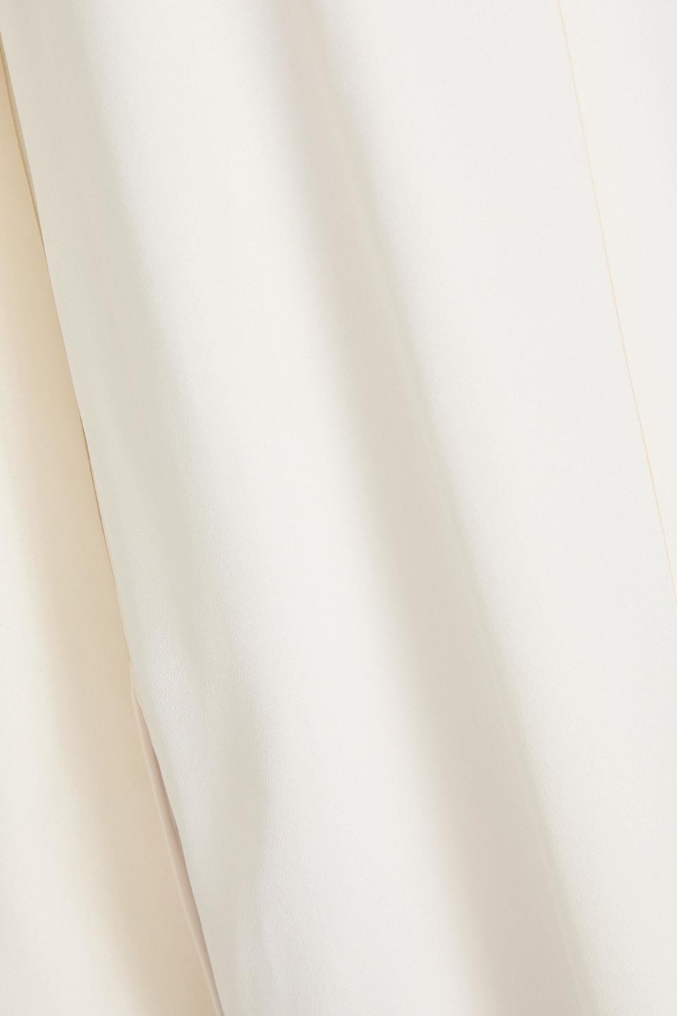 Zimmermann Chain-embellished Cutout Crepe Tunic In Ivory