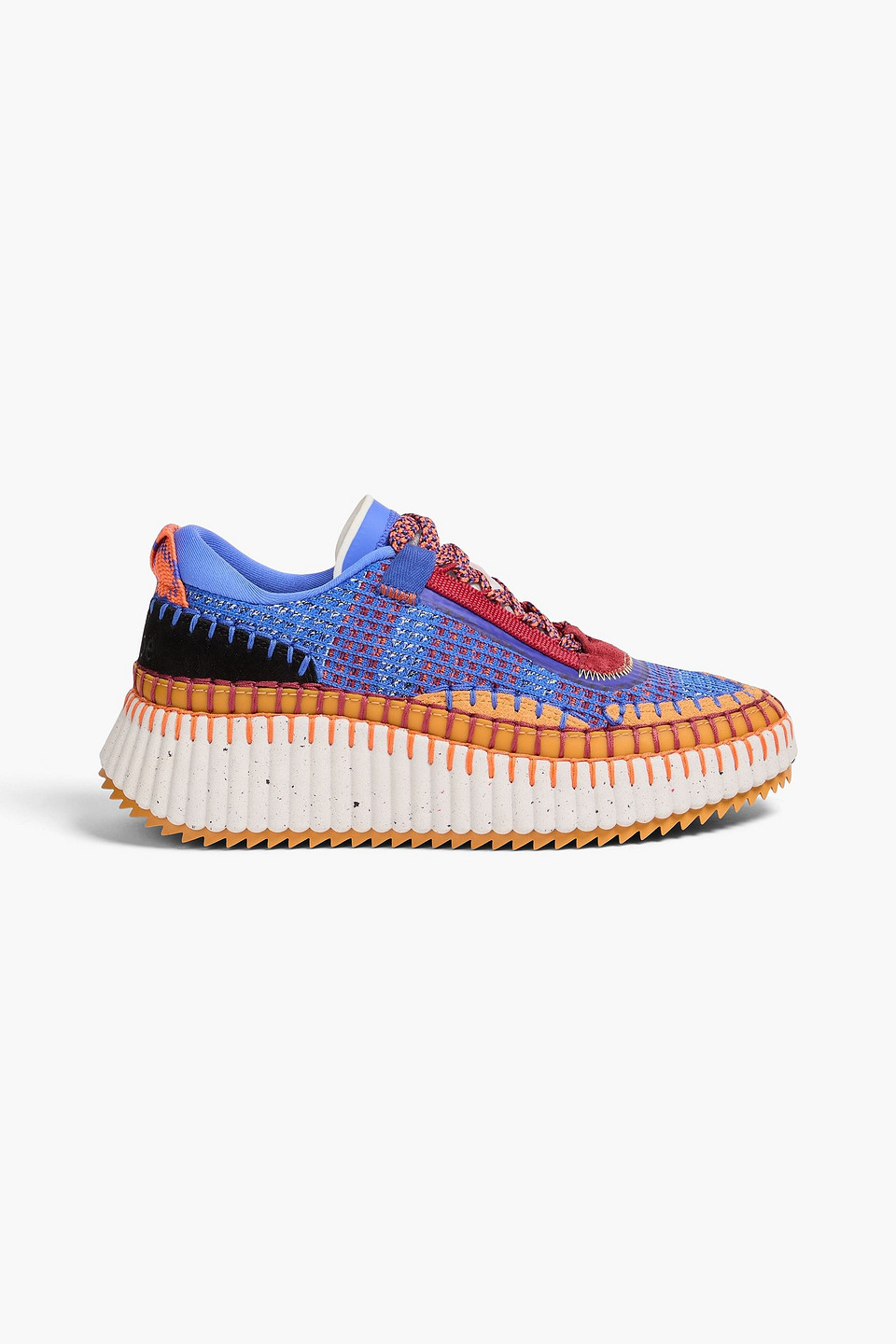 Chloé Nama Knitted Trainers In Multi