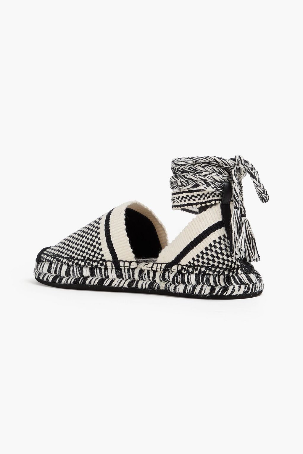 CHLOÉ Espadrilles aus Baumwolle mit Troddeln
