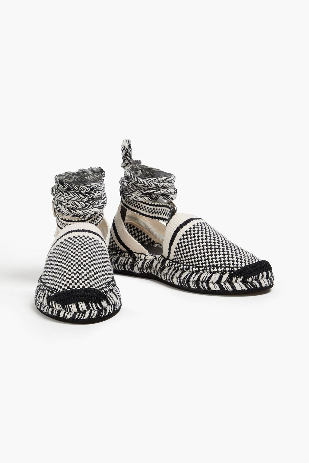 CHLOÉ Espadrilles aus Baumwolle mit Troddeln