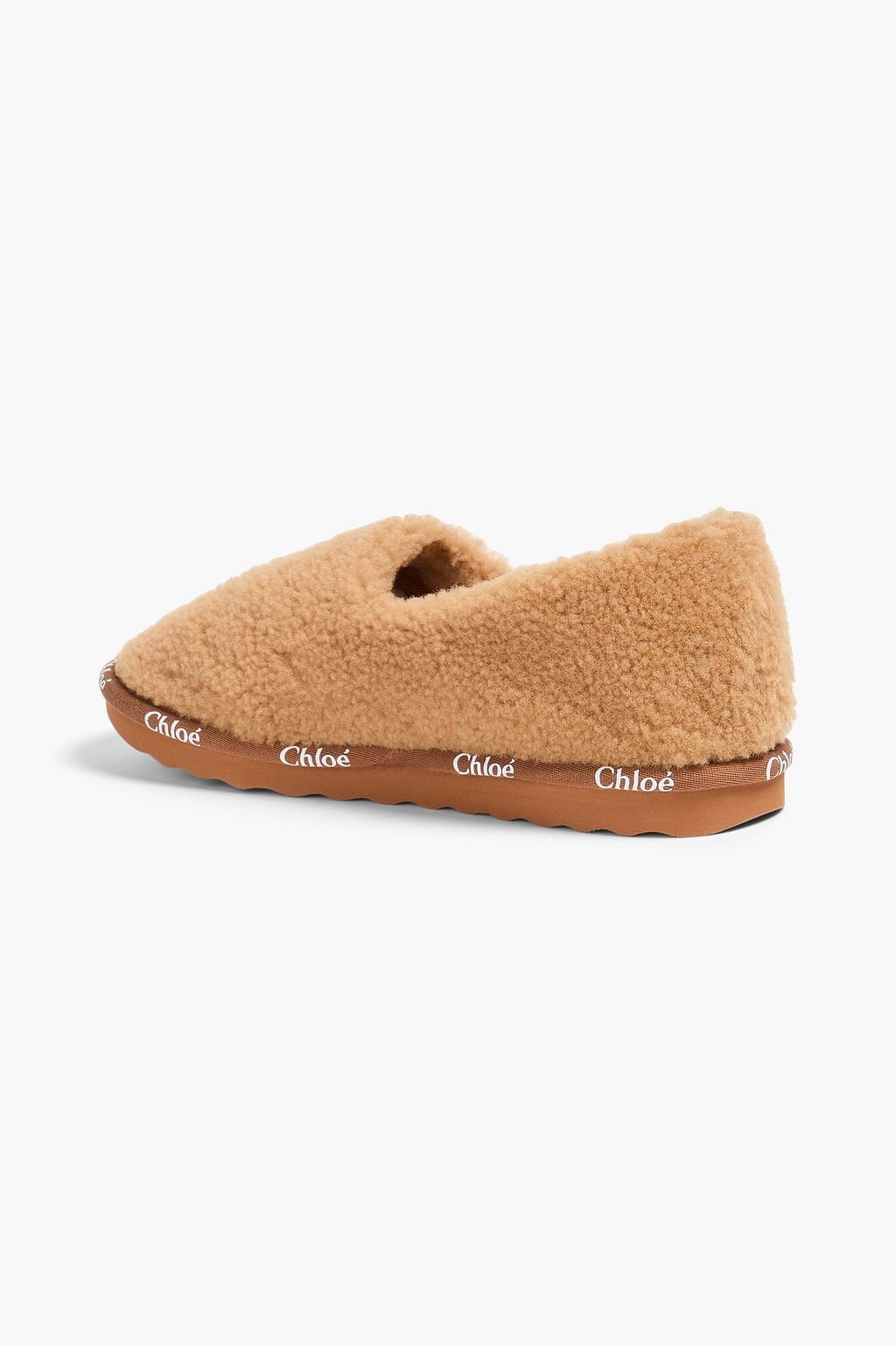 CHLOÉ سليبرز "وودي" من صوف ناعم