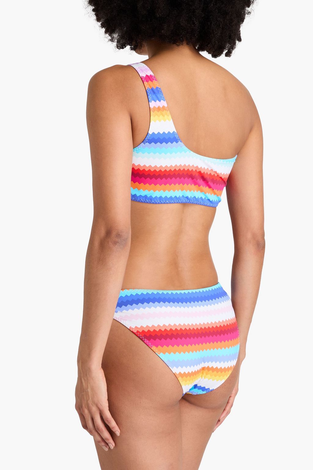 MISSONI بيكيني بكتف واحد مزين بطبعات
