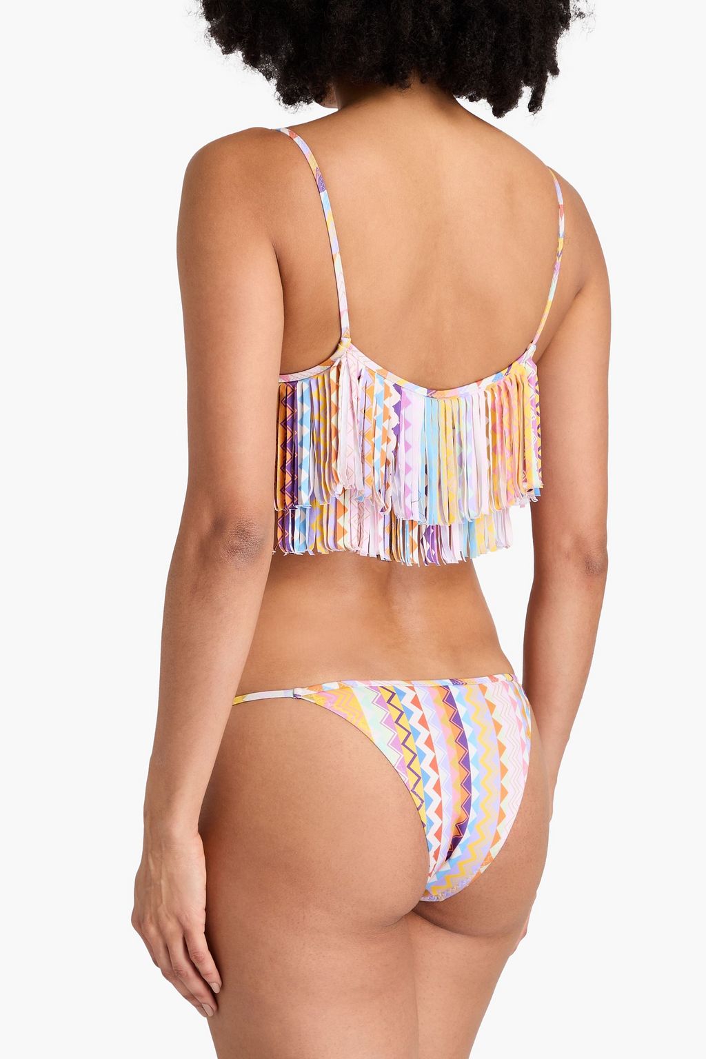 MISSONI 프린지 장식 프린트 비키니