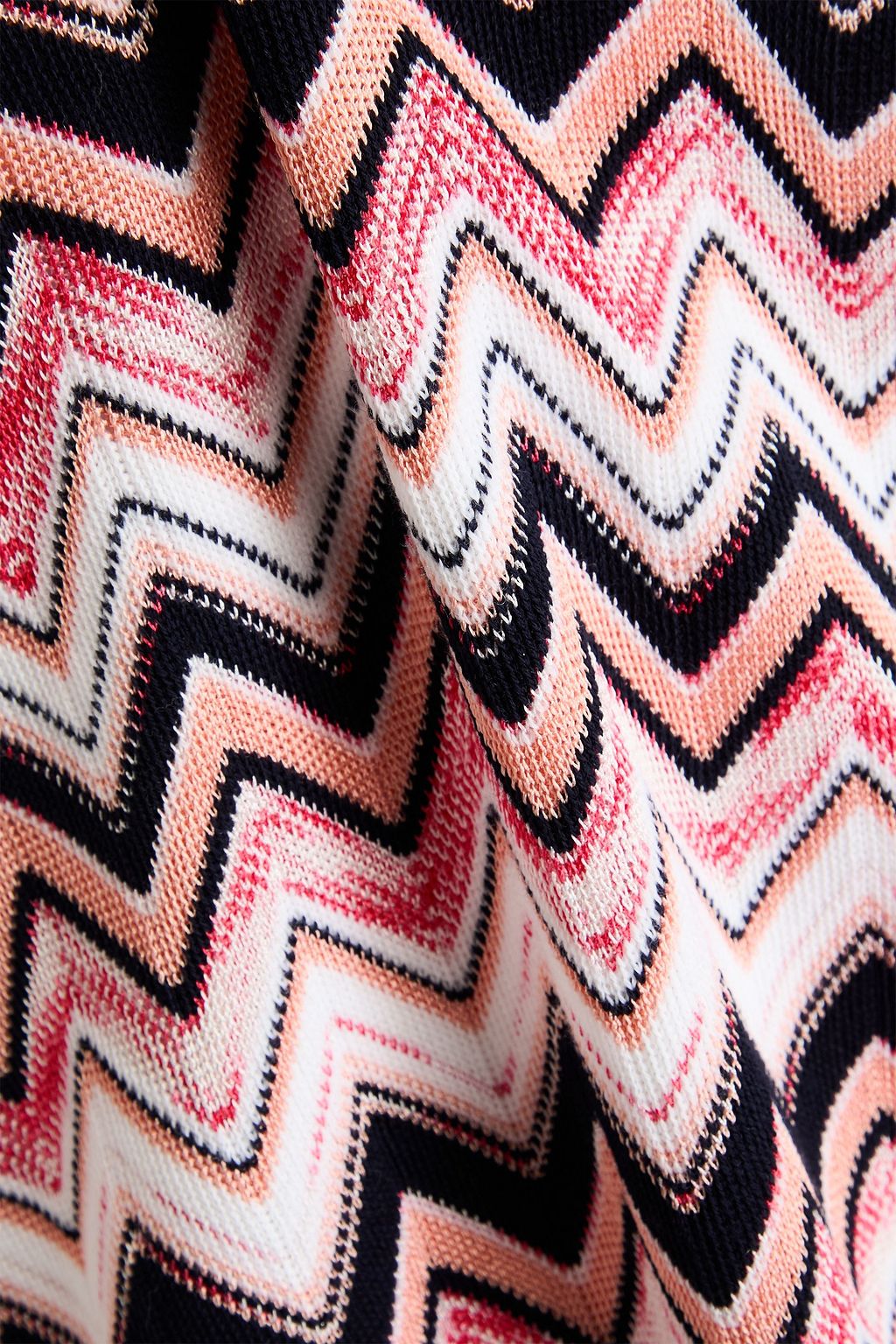 MISSONI كنزة رياضية فضفاضة من مزيج الصوف بحبكة كروشيه