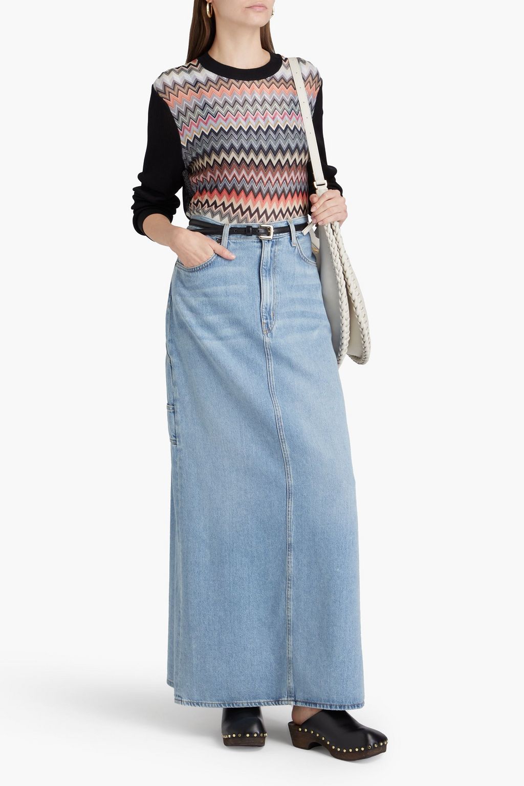 MISSONI كنزة رياضية من نسيج بحبكة كروشيه