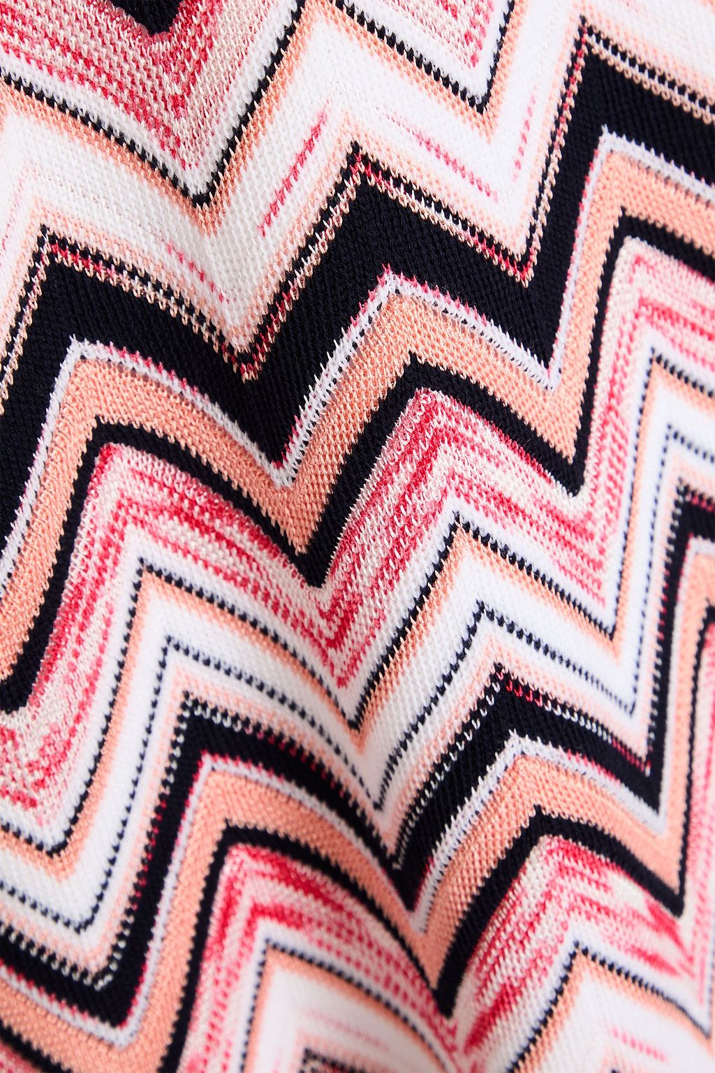 MISSONI فستان قصير من مزيج الصوف بحبكة كروشيه