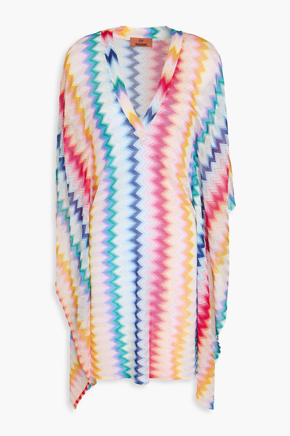 Missoni Metallic Crochet-knit Coverup In Multicolor