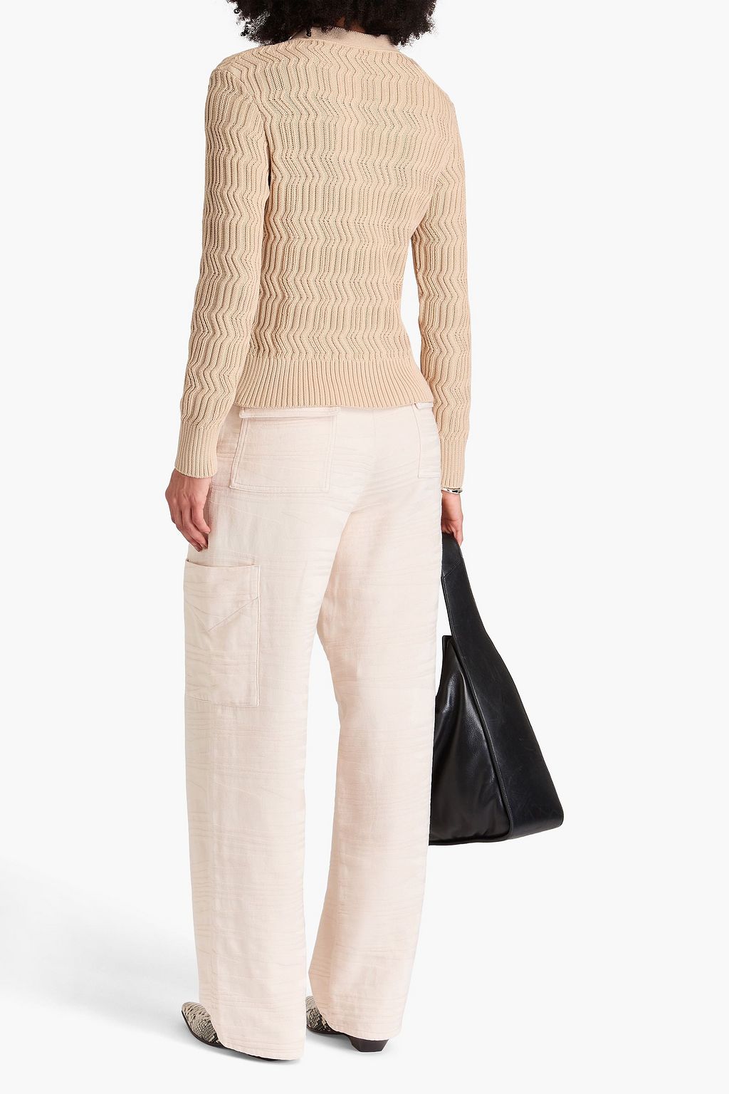 MISSONI كارديغان من القطن بتصميم مضلّع