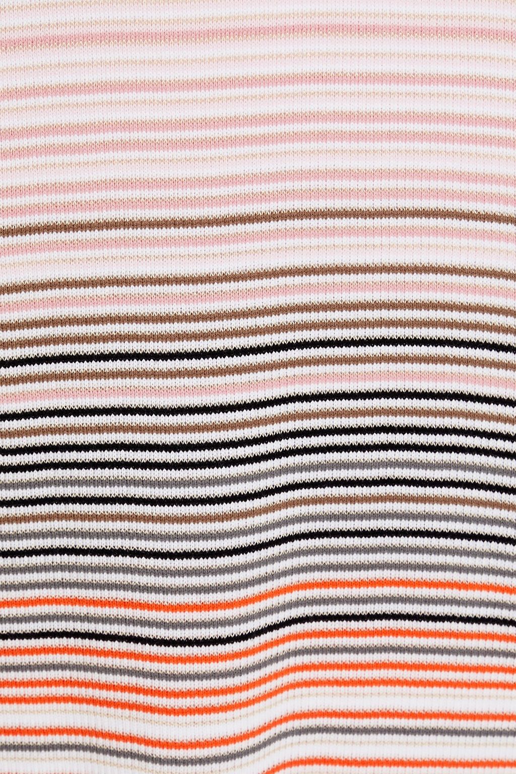 MISSONI فستان مخطط من مزيج من القطن المضلّع