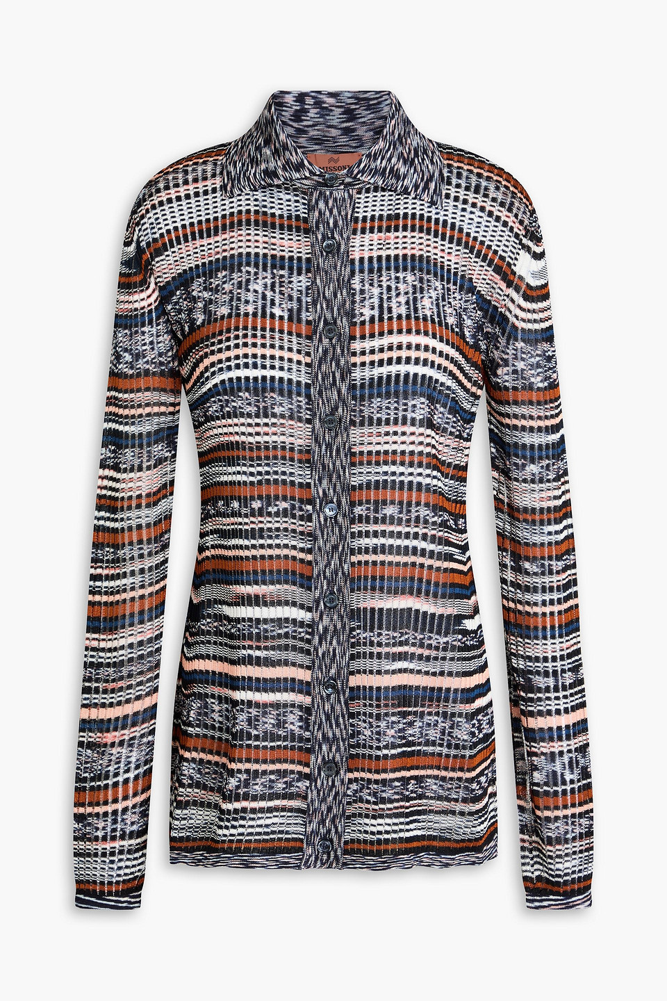 Missoni Hemd Aus Pointelle-strick In Space-dye-optik In Bunt