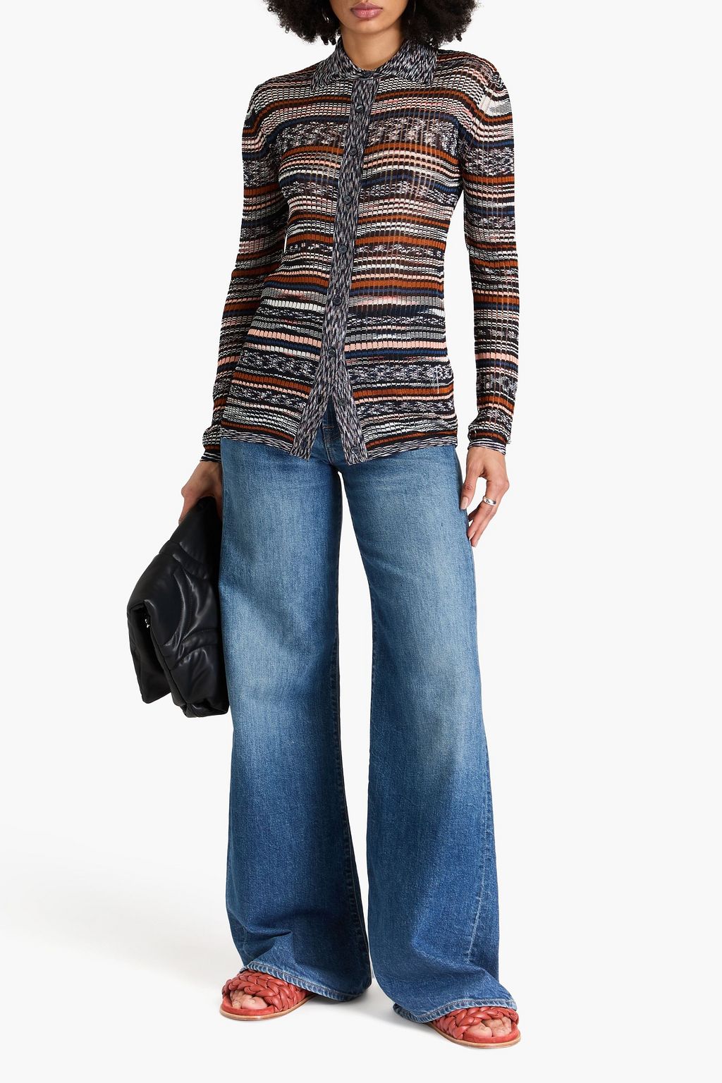 MISSONI بلوزة من نسيج بحبكة كروشيه