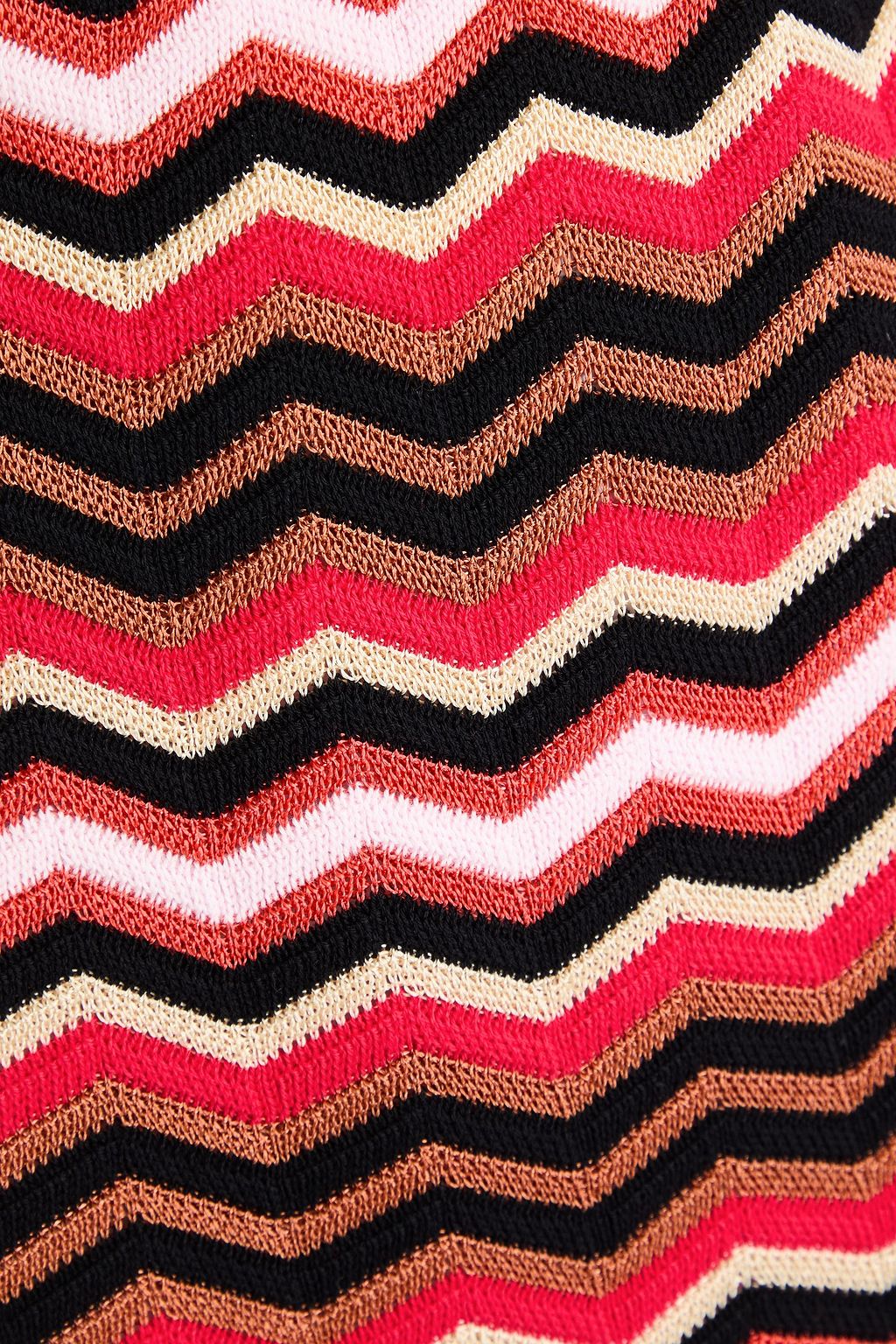 MISSONI تنورة قصيرة مخططة من مزيج من القطن