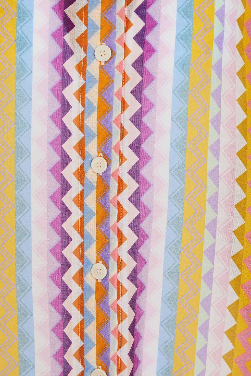 MISSONI 프린트 코튼 실크 혼방 셔츠