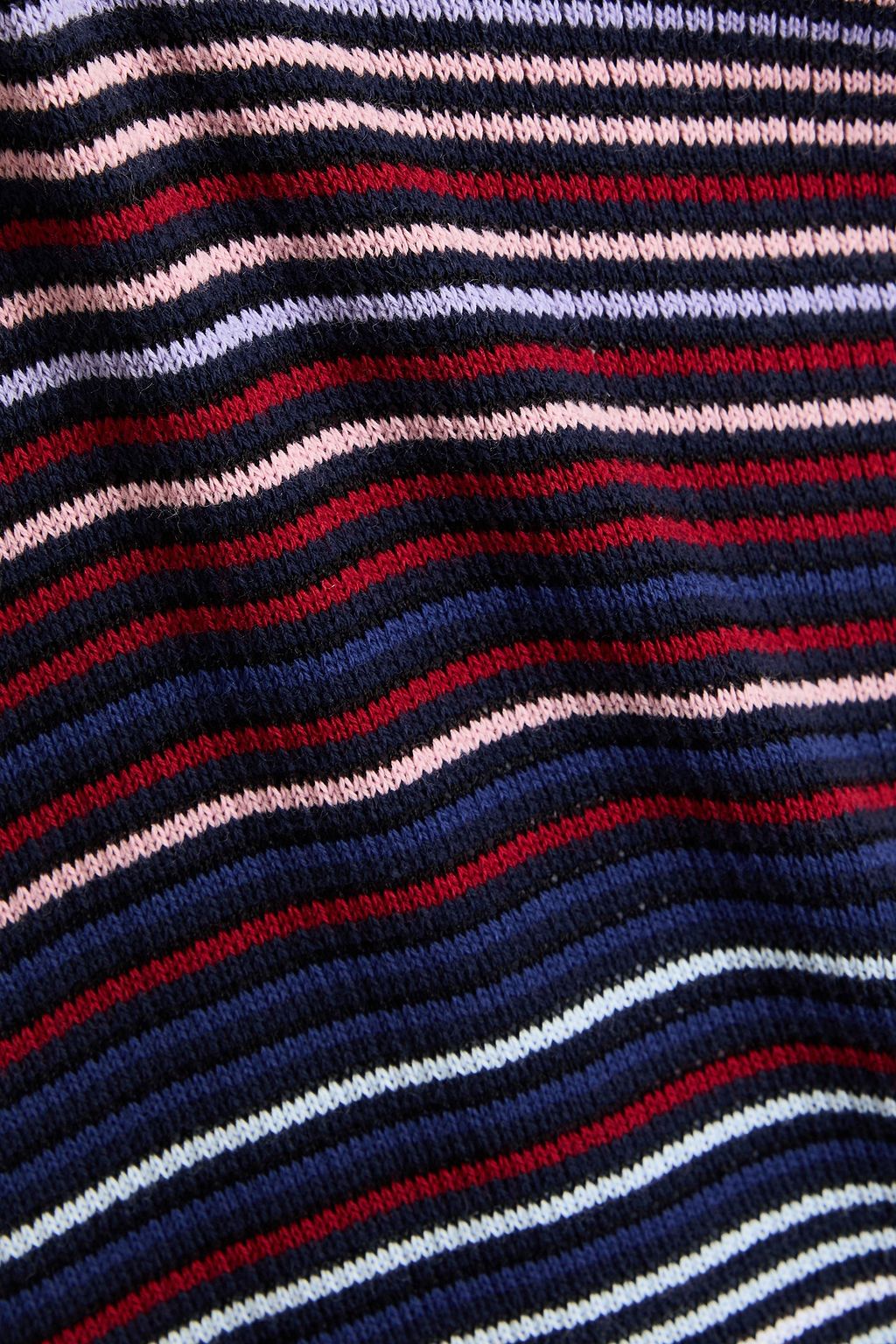 MISSONI فستان مخطط من مزيج من القطن المضلّع