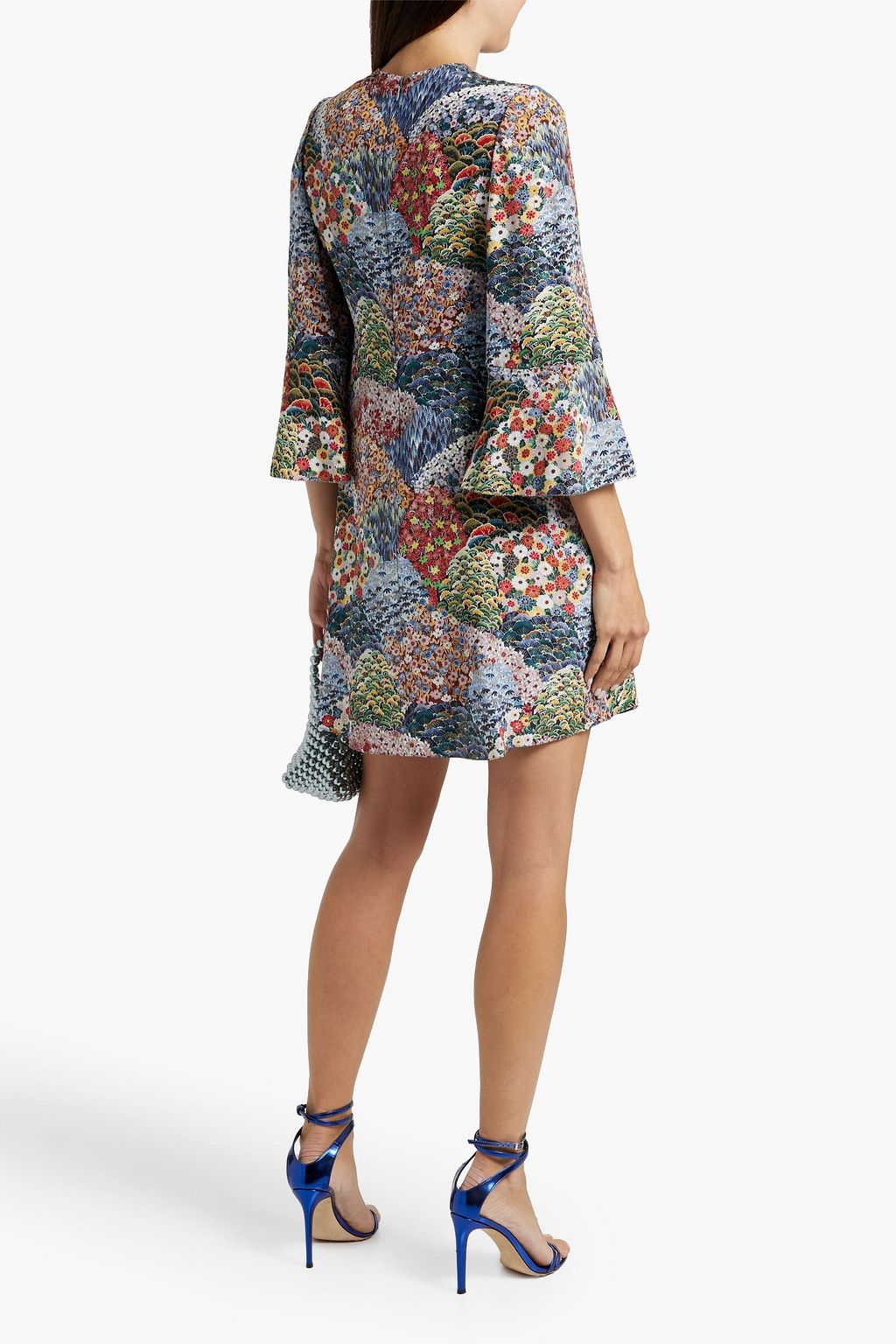VALENTINO GARAVANI Floral-print silk crepe de chine mini dress