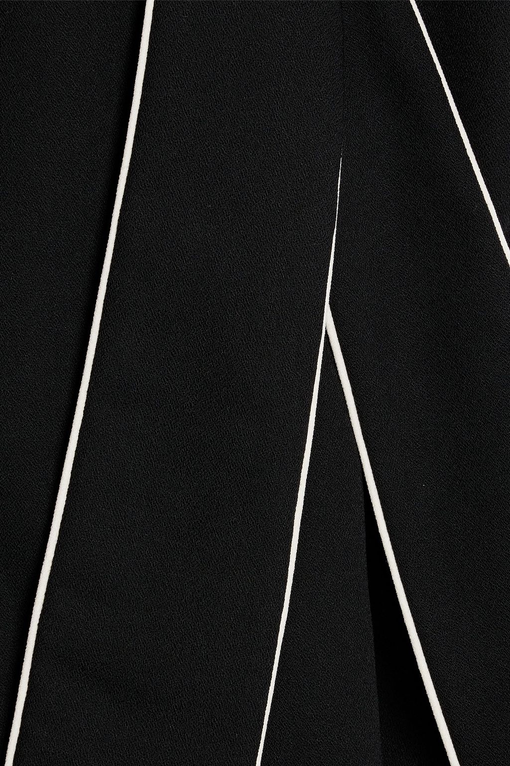VALENTINO GARAVANI Bow-detailed wool-crepe mini dress
