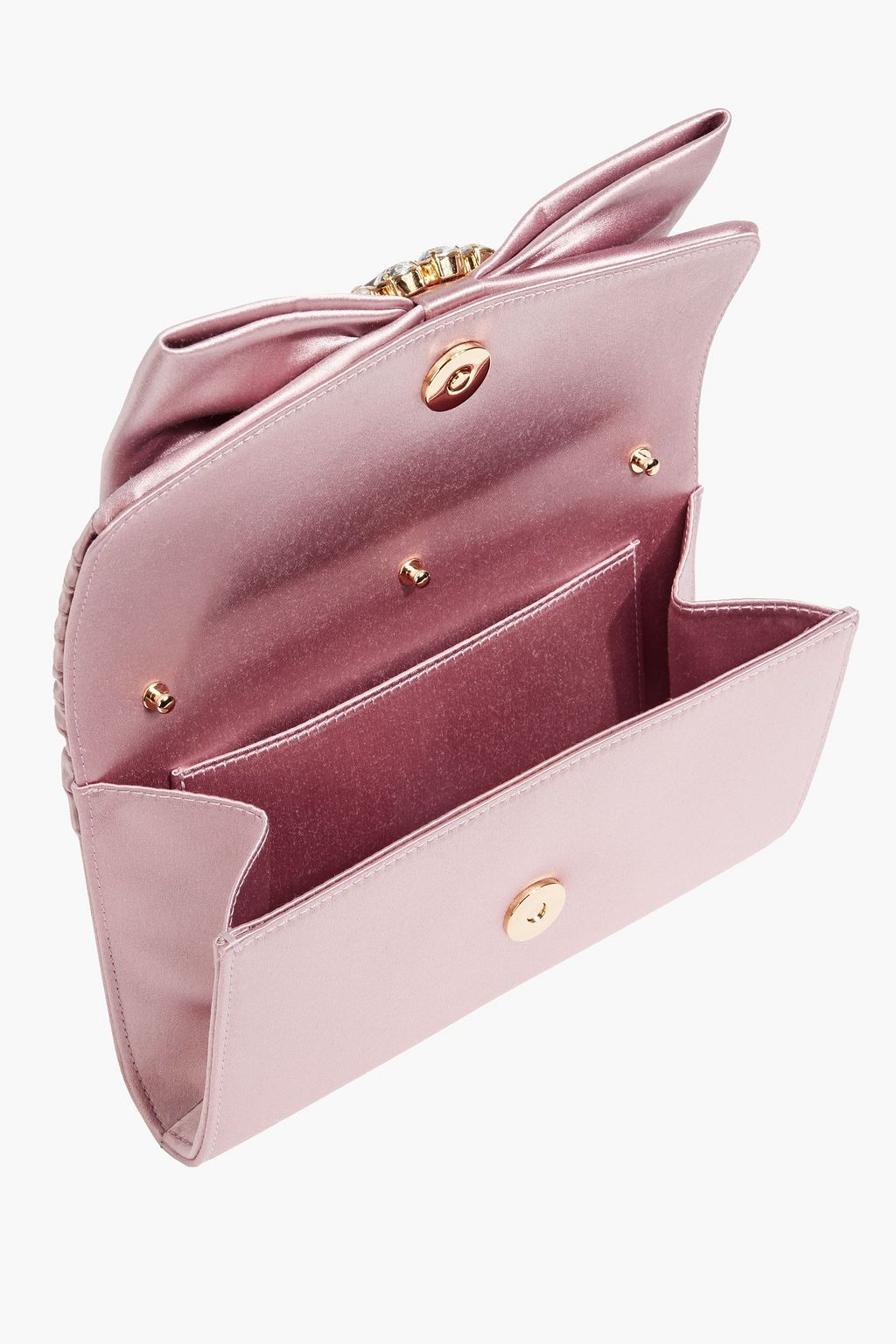 DOLCE&GABBANA Embellished satin clutch
