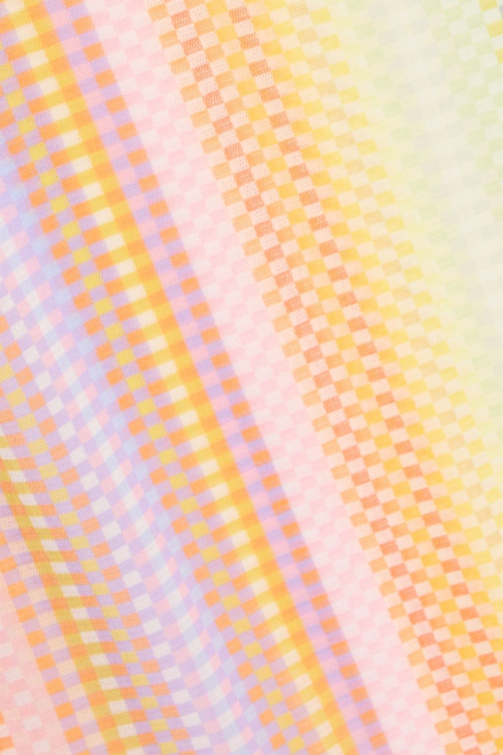 MISSONI بودي سوت من الشبك بنقشة مربعات